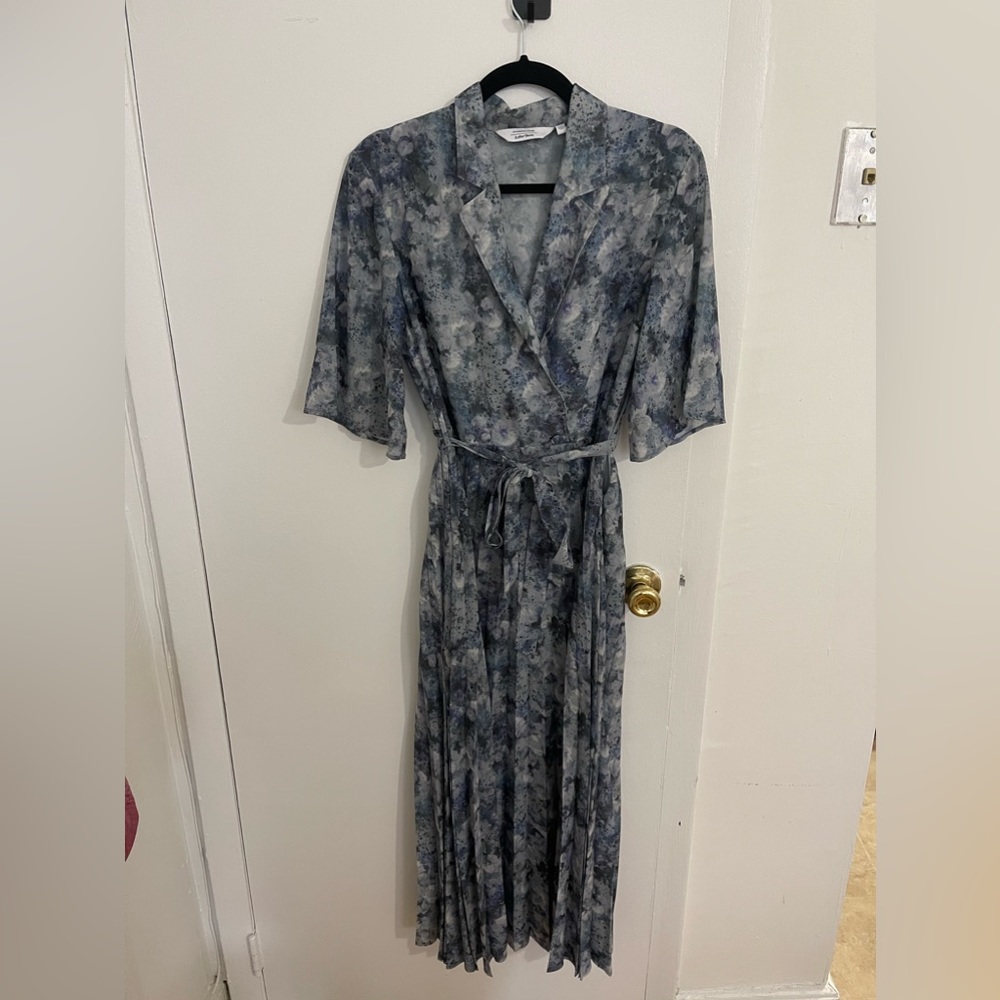 & Other Stories Floral Midi Dress